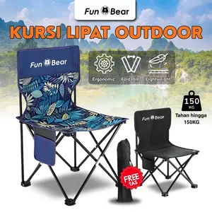 FUNBEAR KURSI Lipat Camping Outdoor serbaguna tersedia hingga ukuran XXXXL