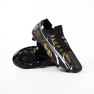 Sepatu Bola AZERO TRIBAL Hitam Gold Size 38-43