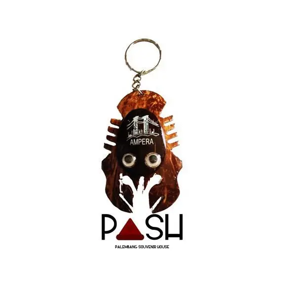 Gantungan Kunci Palembang Batok Kelapa 1