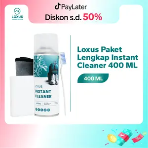 Loxus Paket Lengkap Instant Cleaner 400ml Shoe Pembersih