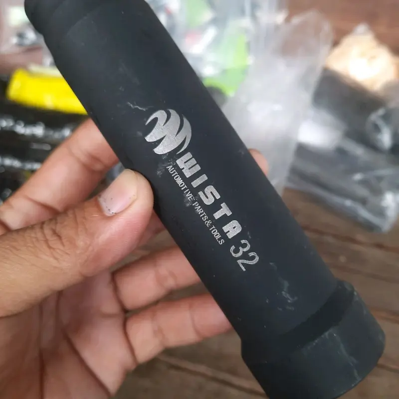 WISTA KUNCI SOK 32MM 8PT DEEP PANJANG UNTUK KUNCI KOMSTIR HONDA 0