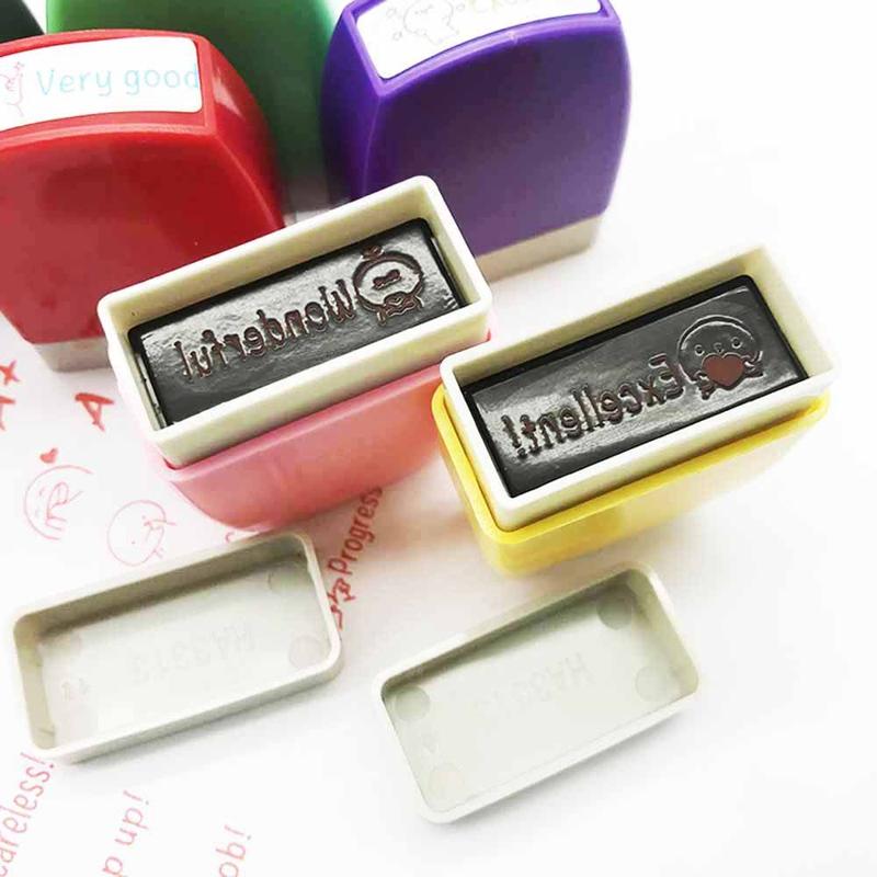 Máy dập sổ lưu niệm tự làm, Con dấu hoạt hình và con dấu cảm quang, Chủ đề phim hoạt hình, Thích hợp cho trẻ em, Con dấu đồ chơi, Con dấu bình luận, Con dấu khen thưởng, Con dấu giảng dạy và khuyến khích 4
