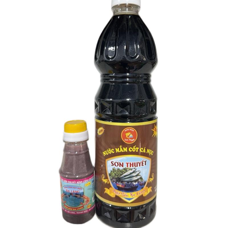 Nước mắm cá nục 30N 3 năm 900ml tặng 100g mắm tôm ba làng thanh hóa