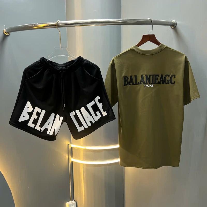 [Mở Bán] Set Bộ Quần Áo Họa Tiết Chữ Thêu Chất Liệu Cotton Hai Hottrend Nam Sang Xịn Mịn