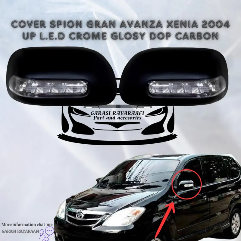 cover spion avanza xenia lama vvti tahun 2004 2005 2006 2007 2008 2009 2010 2011  cover spion led mobil avanza lama dan vvti 0