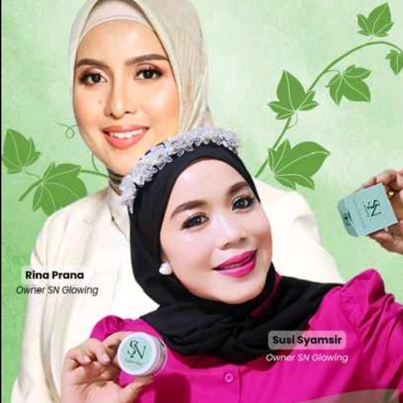 CREAM SIANG SUNSCREEN SN GLOWING Memutihkan Wajah Mencerahkan 5
