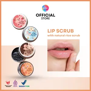 TONE Lip Scrub | Scrub Eksfoliasi Bibir | Perawatan Bibir | Treatment Bibir | Lip Care | Pelembap Bibir | Bibir Pecah-pecah Coffee | Peach | Vitamin Bibir