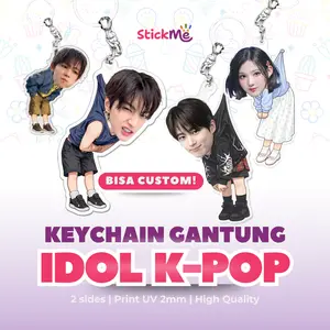 Stickme Gantungan Kunci Ganci Keychain Acrylic Eksklusif IDOL KPOP CORTIS RIIZE Gantung Aksesoris Stylish Aesthetic Anti Banting Untuk Tas Kunci Motor Mobil