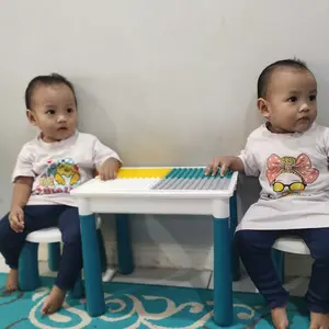 TERMURAH SPACE BABY SET KURSI MEJA BLOCK PUZZLE MEJA MULTIFUNGSI 6 IN 1 SB 988 ET 9881 9882 9883 9884 CHAIR SET PAPAN TULIS EXOTIC ET 9871 9872 9873 9874 9875 PAPAN TULIS BELAJAR ANAK