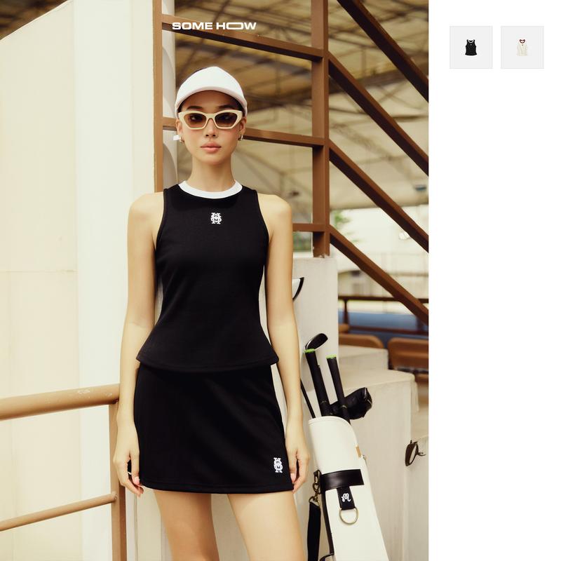   New10  Áo Tanktop Sporty Chất Vải Thun PCVN Thoải Mái WTT008 SOMEHOW 