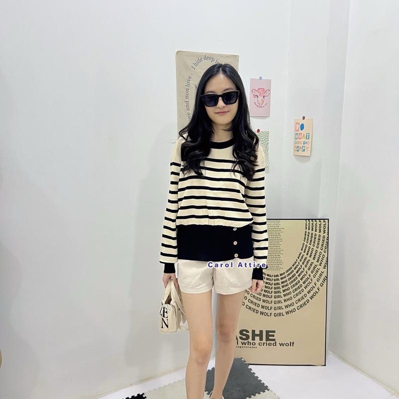 Annora Stripe Long Sleeve Top 2