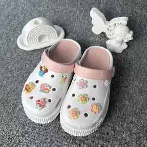 Charms Sepatu DIY Lucu - Hiasan Bunga & Boneka Kartun Imut untuk Dekorasi Sepatu Sandal | Ide Hadiah Unik