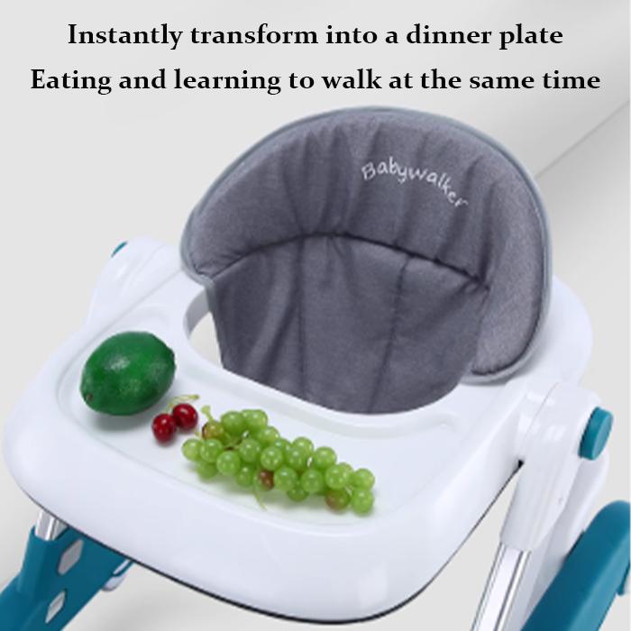 【COD】Baby Walker Foldable Musical Adjustable Stroller Walker