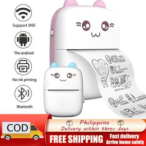 LIOTOG C9 Mini Bluetooth Portable Thermal Printer Photo Printer Label Sticker Paper Portable Waybll Printer