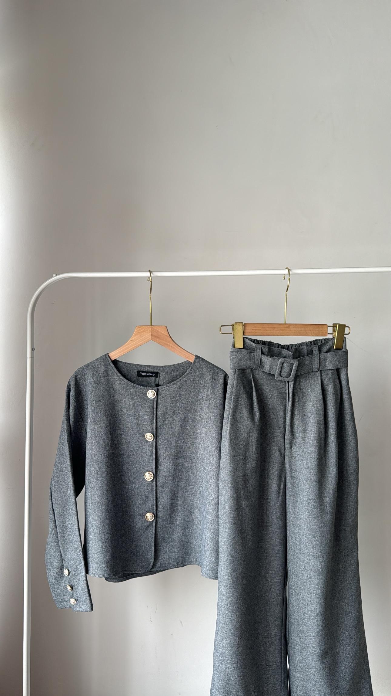 KAMARI -  by Yellowfacy | (Kode 505) Blazer Wanita Woll Jas Kerja Outer Kantor