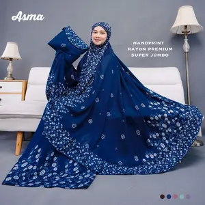 ￼Mukena Dewasa Jumbo Terbaru Rayon Premium Adem Lembut