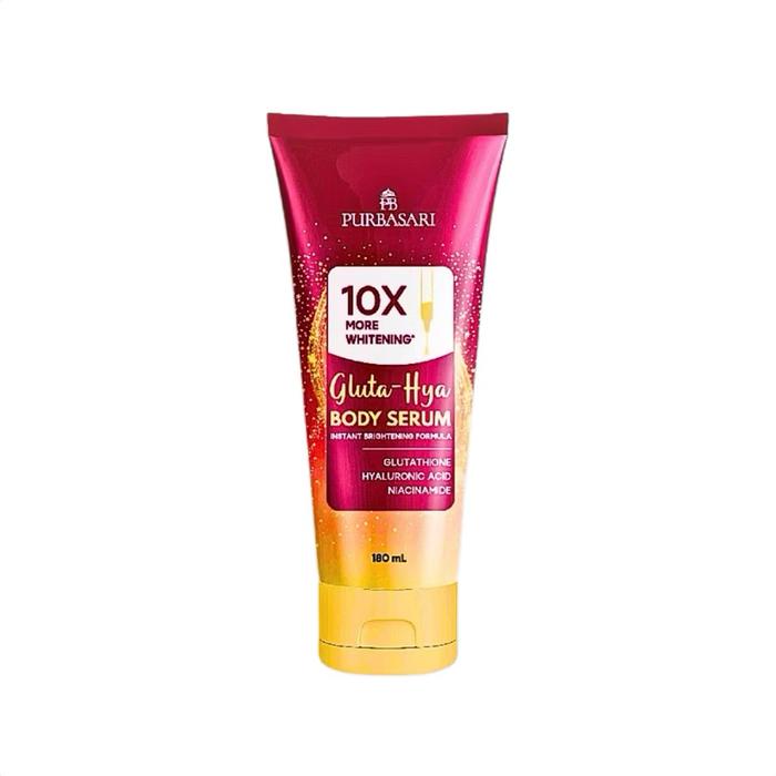 Jual Purbasari Gluta Hya Body Serum 180ml - Instant Brightening Formula -  HB MERAH PURBASARI 180 ML - Kota Surabaya - Vifabeauty