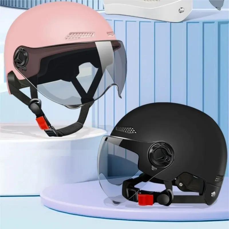 Electric bike helmets, men's and women's summer sun protection helmets, lightweight half helmets, motorcycle protective helmets
