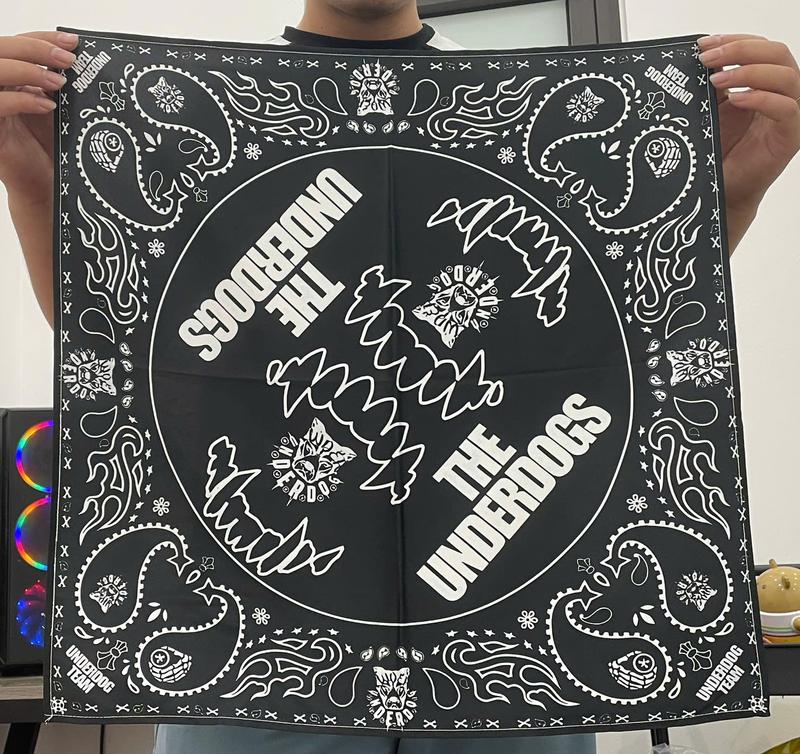 Khăn bandana underdog vải lụa cao cấp