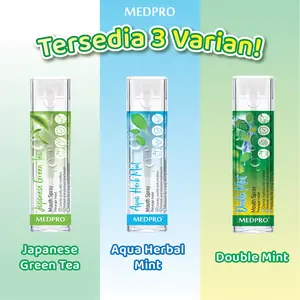 1PC MEDPRO MOUTH SPRAY 12ML - BOTTLE, Penyegar Bau Mulut, Mouthspray, Mint Merah