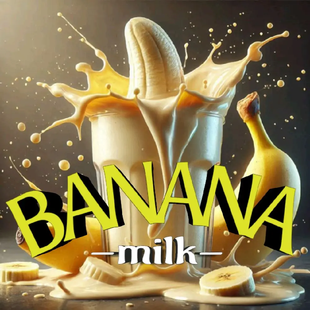 Juice Liquids- 30ML/60ML Sari buah BANANA MILK Jus murni halal organic Big sale Promo Bebas gula Simple Apel Lemon
