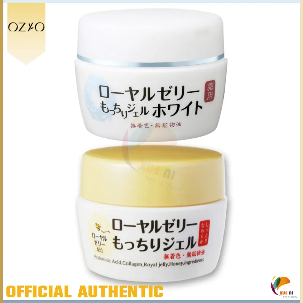 Gel Royal Jelly, OZIO Authentics, dưỡng ẩm, làm trắng, chống nhăn, chống lão hóa, 75g