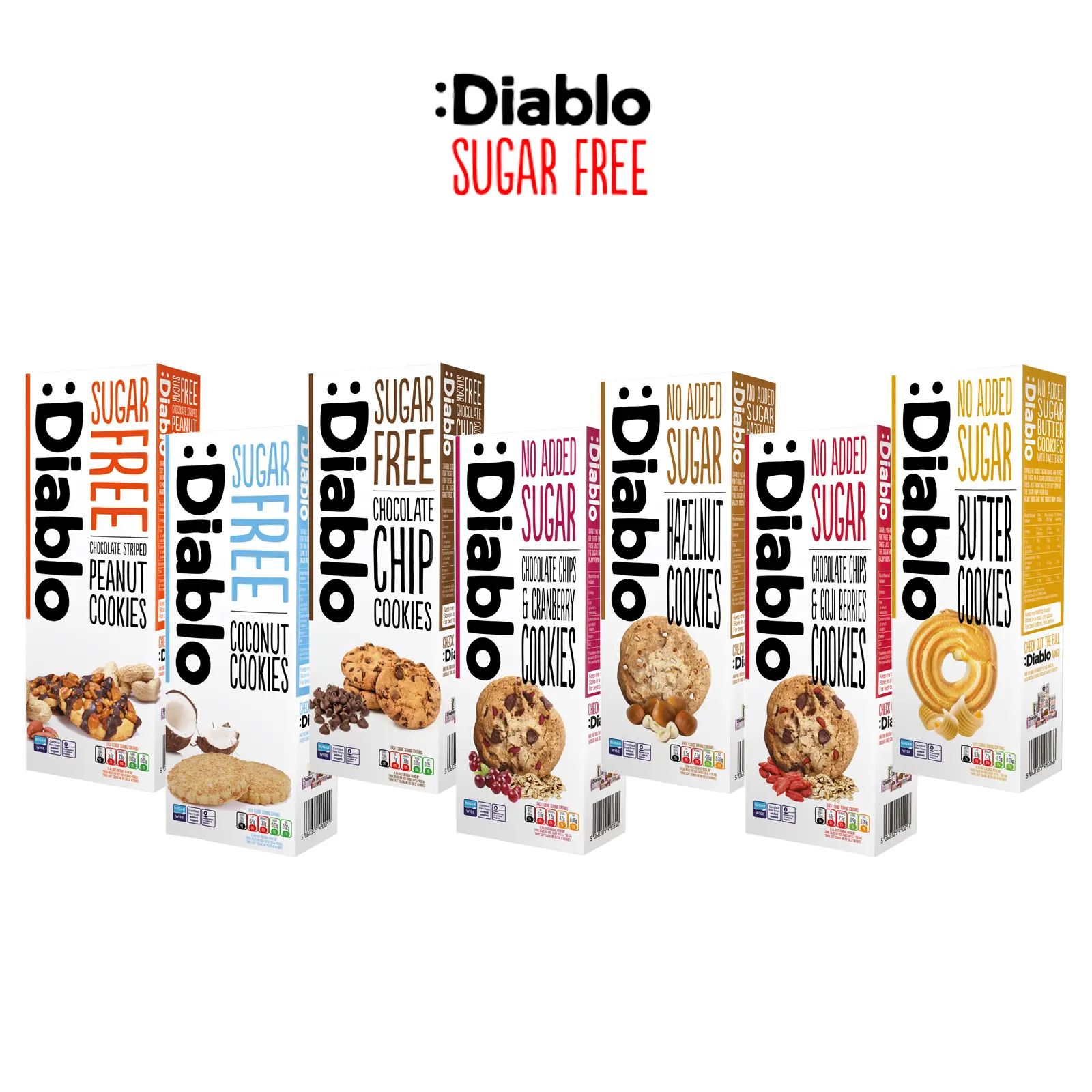 Diablo Sugar Free & No Added Sugar Cookies