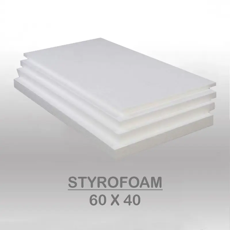 DND 60x40X1cm Papan Styrofoam Gabus Lembaran Styrofoam/ Gabus/ stereofoam/ styrofoam Lembaran 0