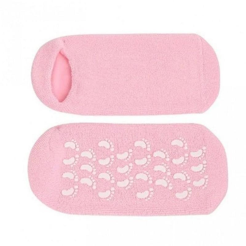 Kaos Kaki Gel Spa Gel Socks Merah Muda / Pink Anti Slip 3