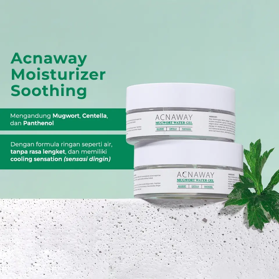 ACNAWAY Mugwort Water Gel Moisturizer with Mugwort + Centella + Panthenol ONLY FOR ACNE SKIN