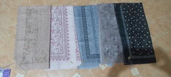 Product Review of Hijab Buckle Scarves Pouch ( ISI 5 ) Segiempat Motif Printing Voal Muslim Kerudung from U**n 1