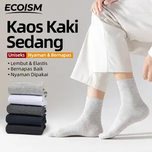 ECOISM Kaos Kaki Katun Sedang – Lembut, Nyaman & Tidak Mudah Melar