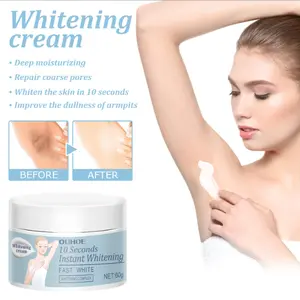 Krim pemutih ketiak instan, melembabkan, mengurangi melanin, persendian tubuh, krim pemutih kulit ketiak