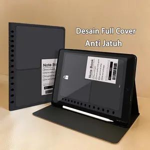 Cover For Huawei Matepad 11.5s/ matepad se 11 / se 10.4 /MatePad 12X / pro 12.2 / pro 11 / pro 10.8 /Pro 13.2 / T10S Casing With pencil holder Hitam Silikon Lembut Premium, Tahan Banting & Anti Lecet Protection