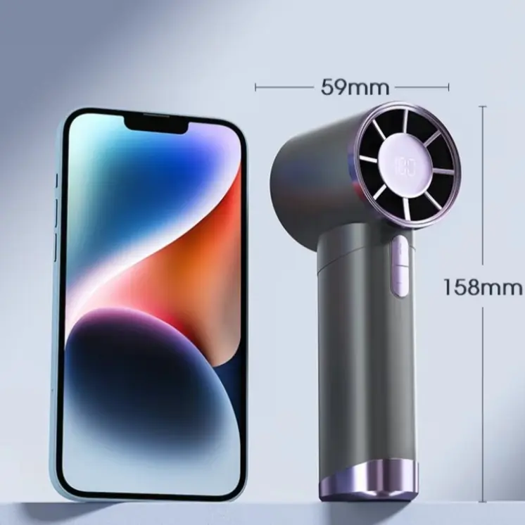 Portable High-Speed Turbo Semiconductor Cooling Fan with Ice Pack Function-Fast Shipping for Home&Dorm Use