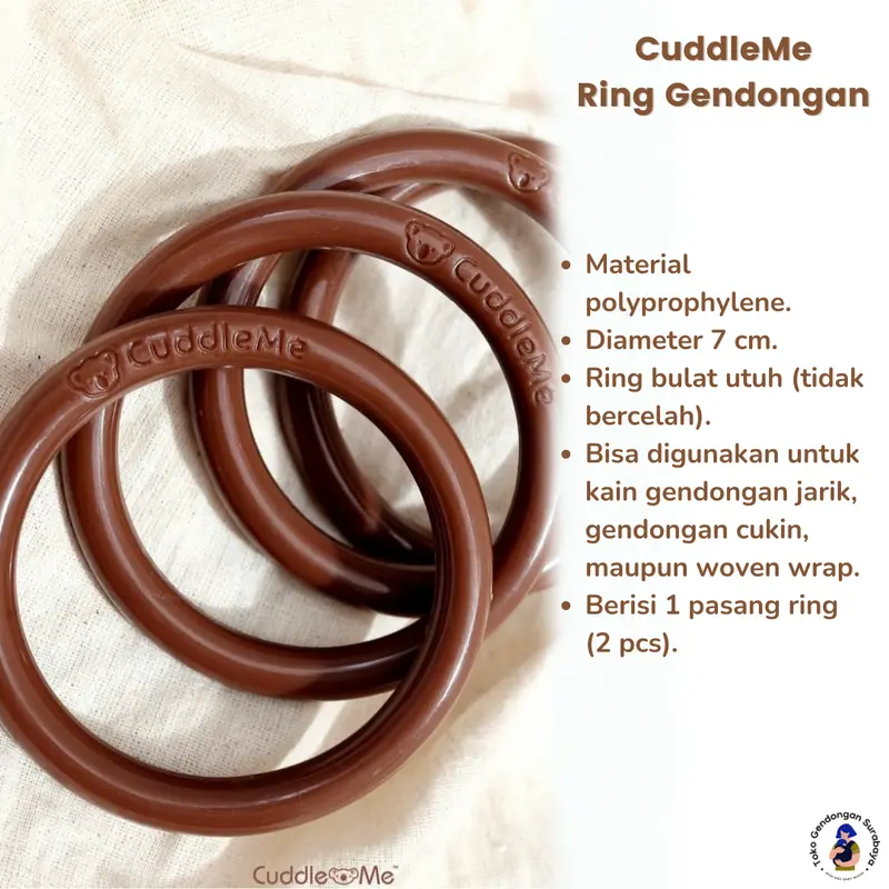 CuddleMe Ring Gendongan Bayi Ring Sling Tanpa Celah Jarik 1