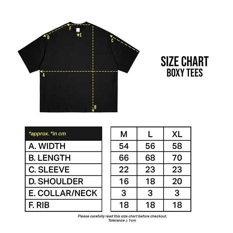 Wush Club 16S Boxy Fit Heavyweight Tee Baju Kaos Distro Pria Wanita Oversize Cotton Combad Polos Basic Hitam 2