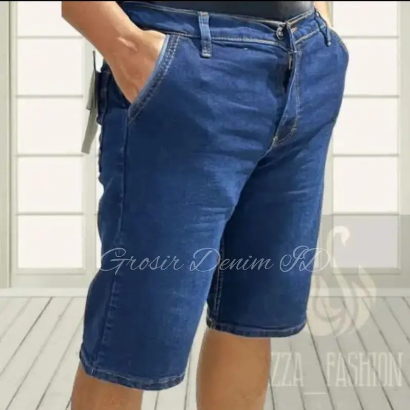 TURUN HARGA CELANA JEANS PENDEK PRIA CELANA JEANS DENIM CELANA MURAH STRAIGHT JEANS CELANA PENDEK MODEL STANDAR 27-44 3