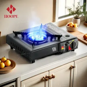 Kompor Portable SNI HOOPE[COD]Tungku Gas 2 in 1Praktis, cocok untuk di luar ruangan, mudah dibawa. Camping