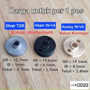 Tutup shock per valve untuk diameter 22mm
