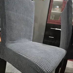 High Quality Sarung Kursi Chair Cover Sarung Kursi Cover Chair Jacquard Mewah Cover Sarung Kursi Makan Bangku Motif 3d Timbul Bercorak