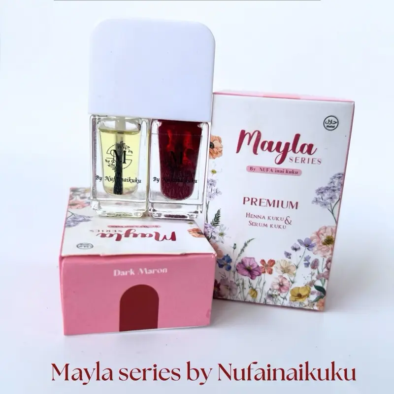 HENNA KUKU MAYLA SERIES BY NUFAINAIKUKU PREMIUM INAIKUKU DAN SERUM 2 IN 1