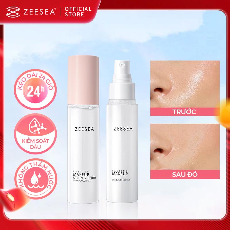   COD Xịt khoá nền trang điểm Zeesea tạo hiệu ứng bóng lâu trôi 50ml   100ml 