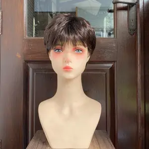 CBB Full Wig Mens' BOSS Medium Dengan Synthetic Fiber Impor Premium