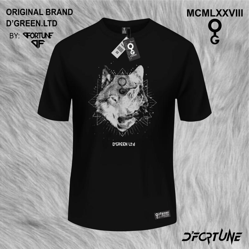 D`GREEN Tshirt Hitam Original Pria Wanita Motif ROBOT CAT- Kain Katun / Kaos Greenlight Original / Baju Kaos Ariel Noah terbaru terlaris 3