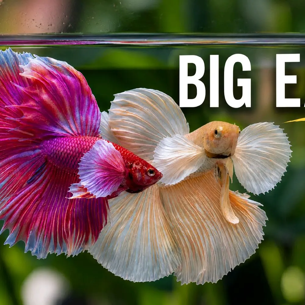 Hiasan akuarium cupang big ear jantan dan betina BERGARANSI