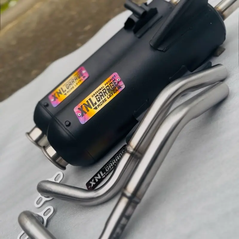 Knalpot Standar Racing Luster V1 inlet 26 28 out silencer 38 sarteng sarful sarbor by XNL.Garage model shijiro moncong shijiro motor beat karbu beat deluxe beat esp vario 110 vario 125 150 led old new scoopy karbu scoopy prestige mio vino nmax pcx 0