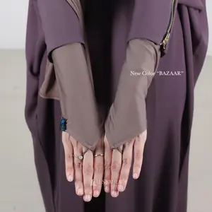 Handsock Syari Basic Cincin Polos Premium Alsyahra Exclusive Manset Muslim Wanita Panjang