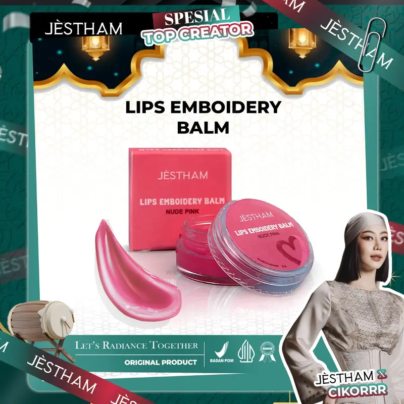 [SPECIAL Cikorrr] Jestham Lips Embroidery Balm 0