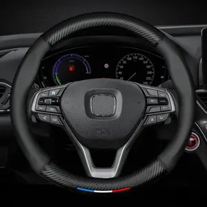 Sarung Stir Mobil Cover Setir Embossed 3d BRIO MOBILIO JAZZ BRV CRV HRV CIVIC